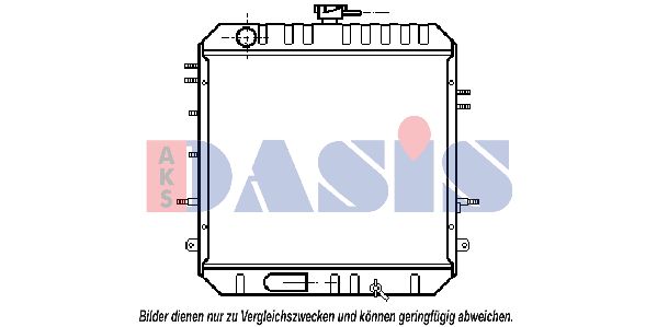 AKS DASIS Radiaator,mootorijahutus 141140N